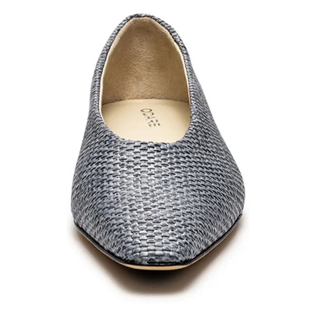 Ballerines Bilbao Raphia | Bleu