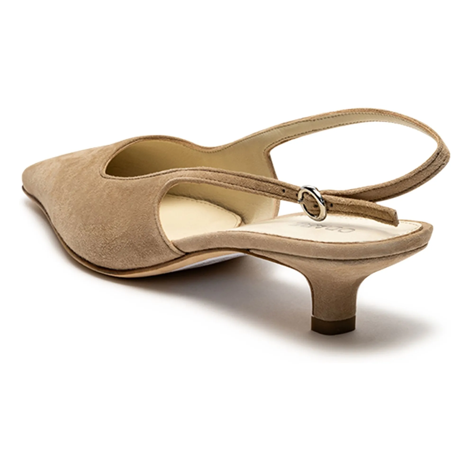 Slingback Anna Suède | Taupe- Image produit n°4