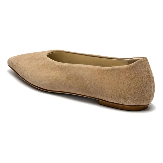 Ballerines Bilbao Suède | Taupe