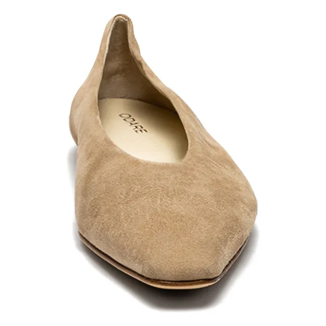 Ballerines Bilbao Suède | Taupe