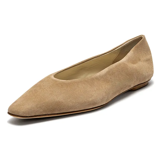Ballerines Bilbao Suède | Taupe