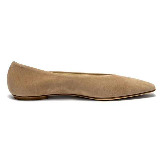Ballerines Bilbao Suède | Taupe