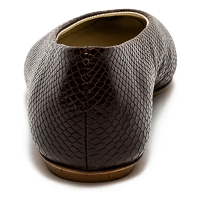 Ballerines Bilbao Python | Marron