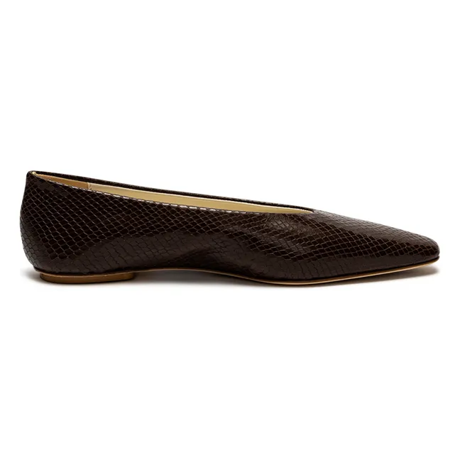 Ballerines Bilbao Python | Marron
