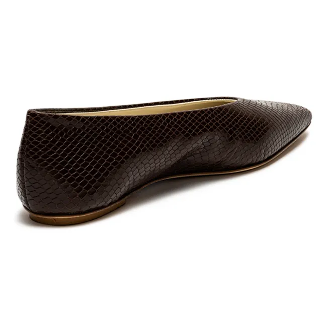 Ballerines Bilbao Python | Marron