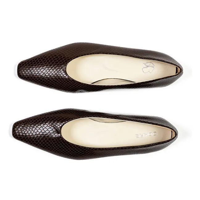 Ballerines Bilbao Python | Marron