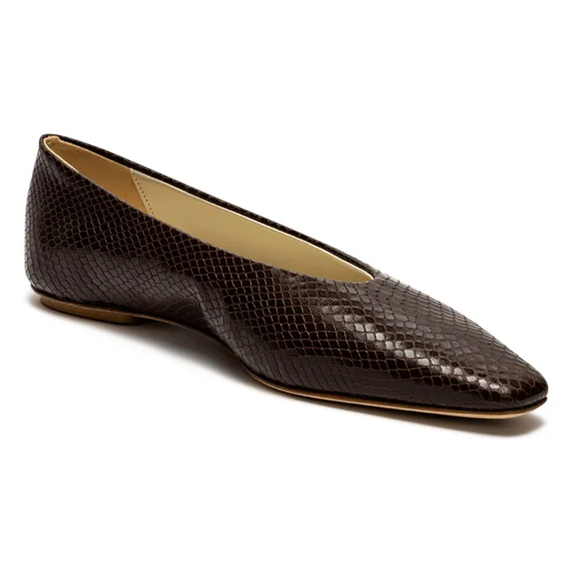 Ballerines Bilbao Python | Marron