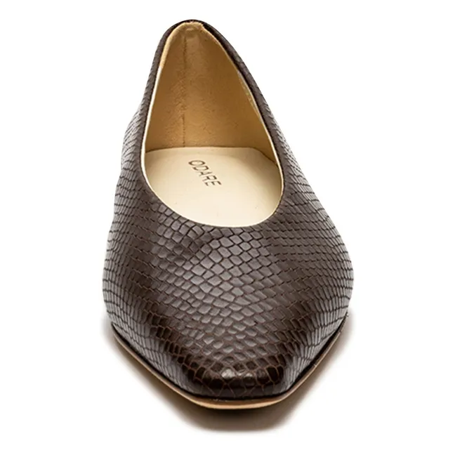 Ballerines Bilbao Python | Marron