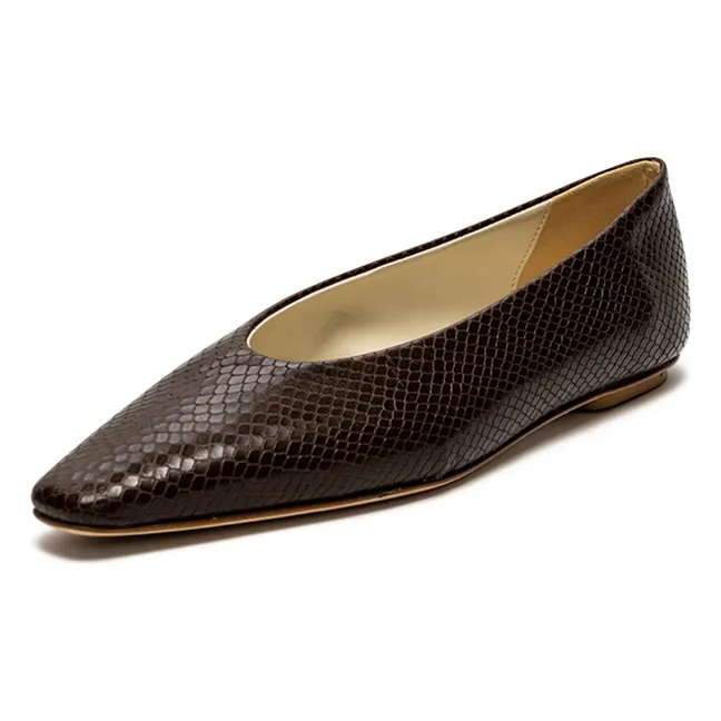 Ballerines Bilbao Python | Marron