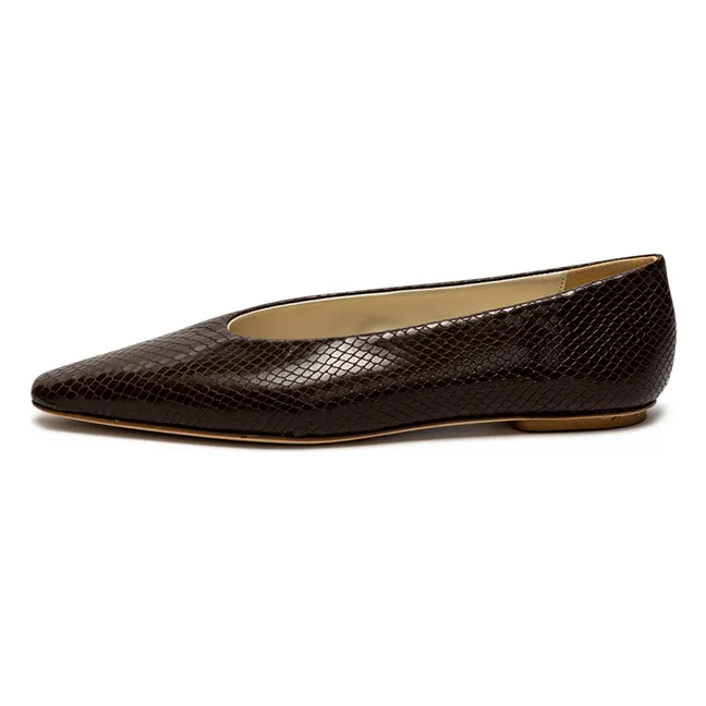 Ballerines Bilbao Python | Marron