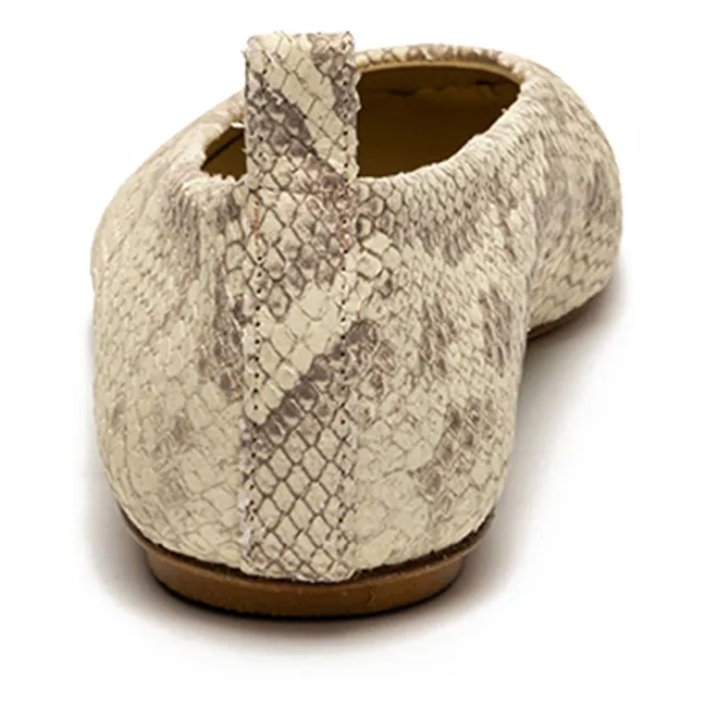 Ballerines Bobette Python | Gris