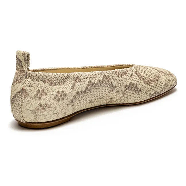 Ballerines Bobette Python | Gris