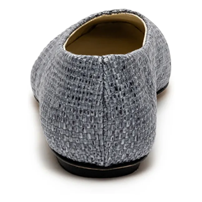 Ballerinas Bilbao Raphia | Blue