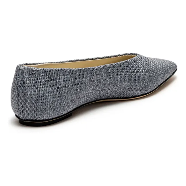 Ballerinas Bilbao Raphia | Blue