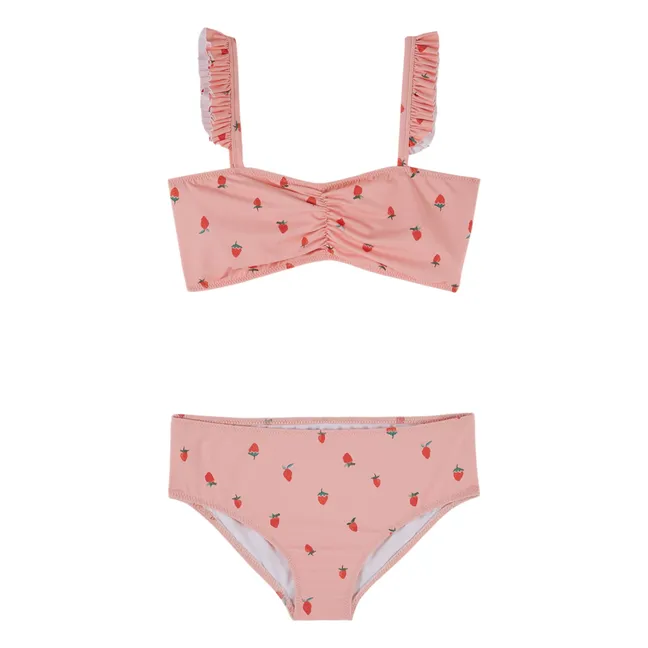 Bañador Bandeau Fresa | Rosa