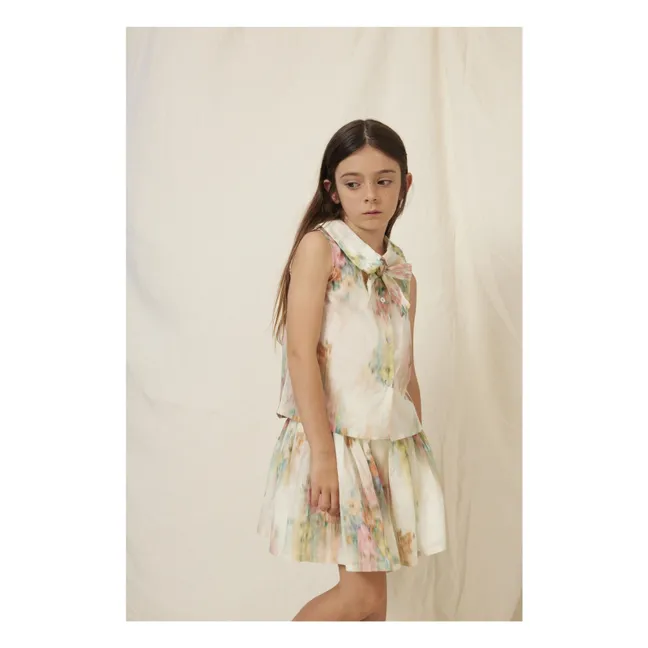 Top Nœud Paris Aquarelle | Ecru