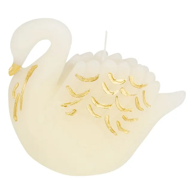 Swan candles - Set of 3 | Ecru