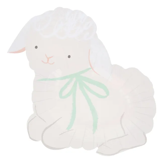 Assiettes Animaux de Printemps - Set de 8