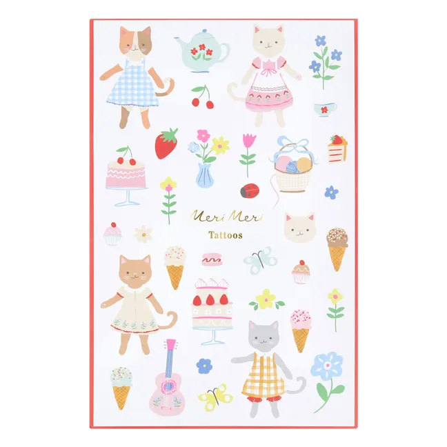 Tatouages temporaires Kitten Club