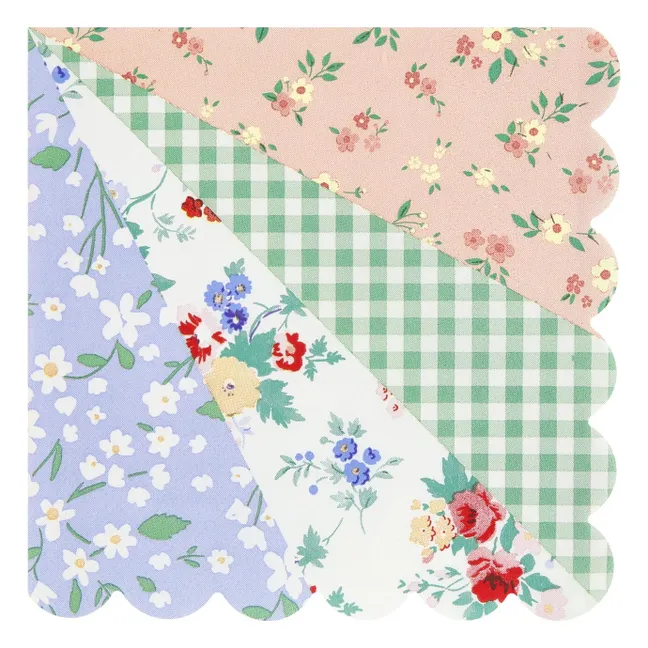 Serviettes en papier Patchwork - Set de 16