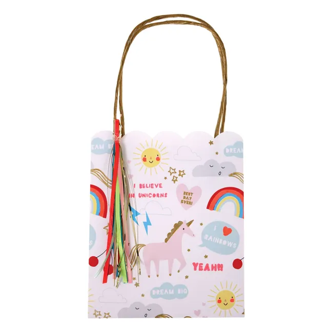 Sacs cadeaux I Believe in Unicorn - Set de 8
