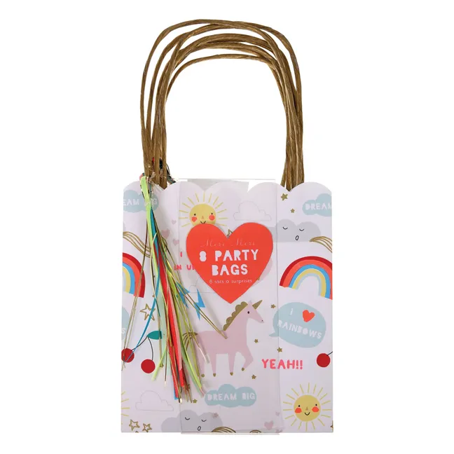 Sacs cadeaux I Believe in Unicorn - Set de 8