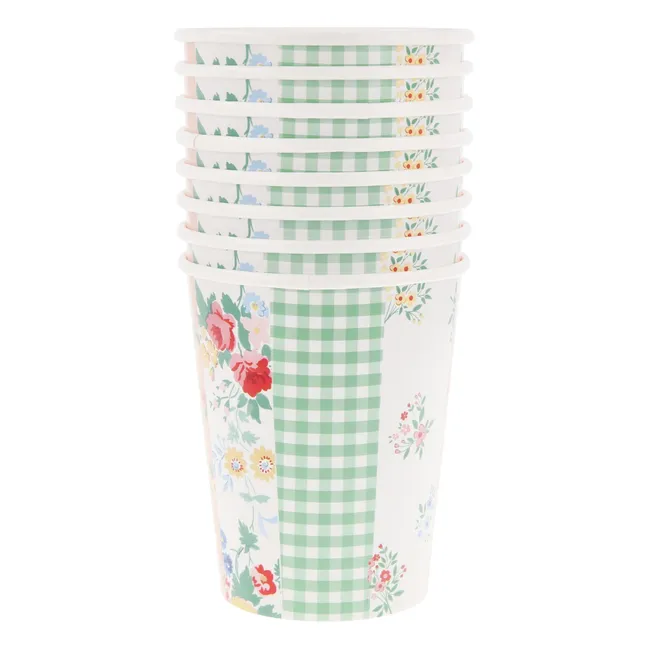 Vasos Patchwork - Lote de 8