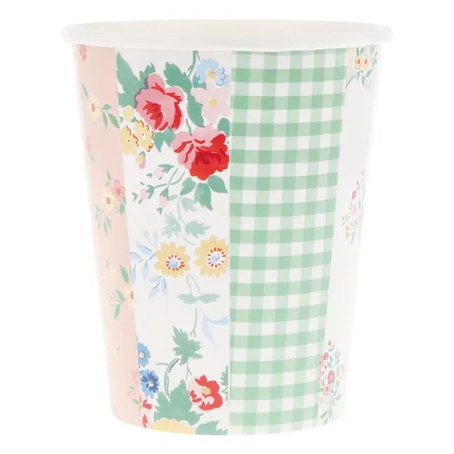Vasos Patchwork - Lote de 8
