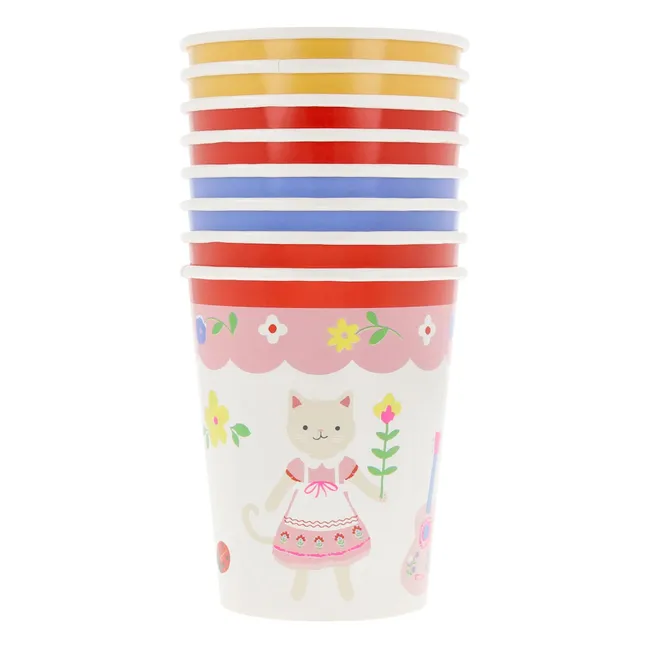 Gobelets Kitten Club - Set de 8