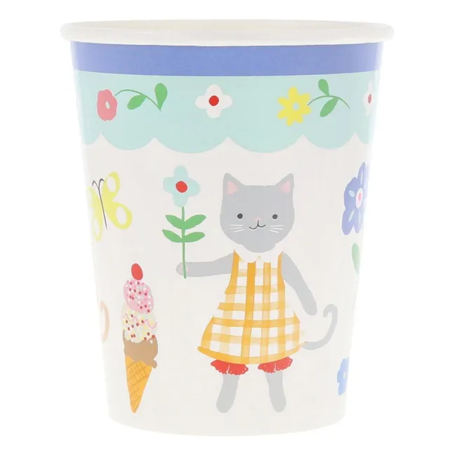 Vasos Kitten Club - Lote de 8