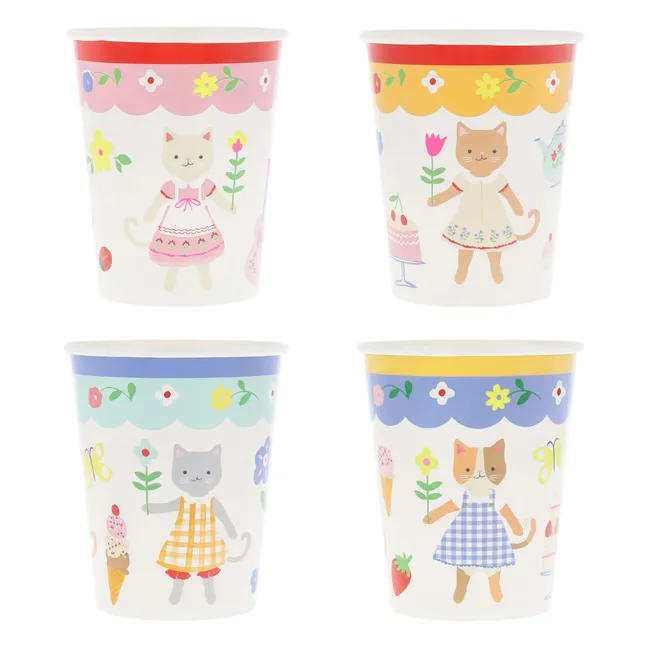Vasos Kitten Club - Lote de 8
