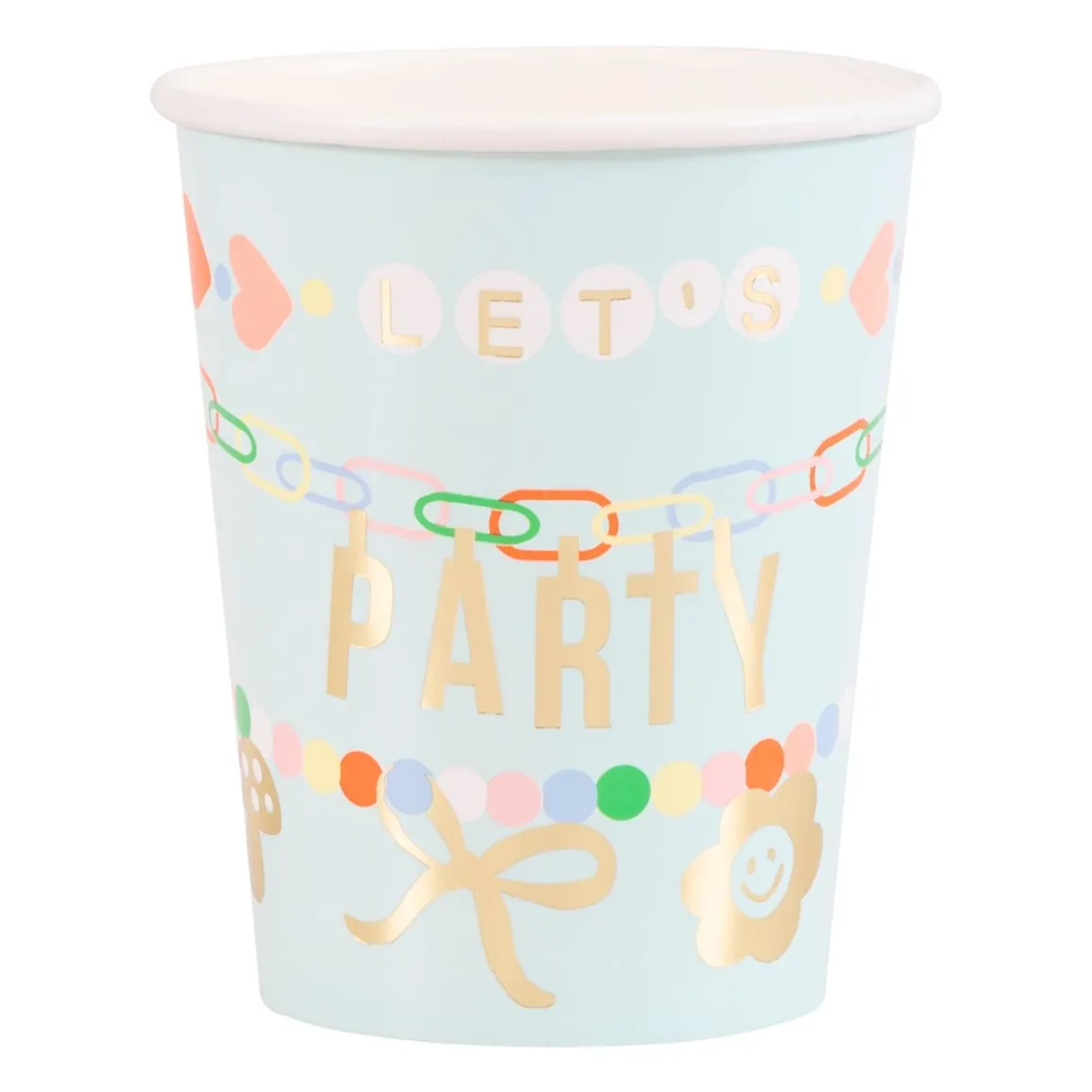 Meri Meri Multicoloured Charm Party Tumblers - Set Of 8