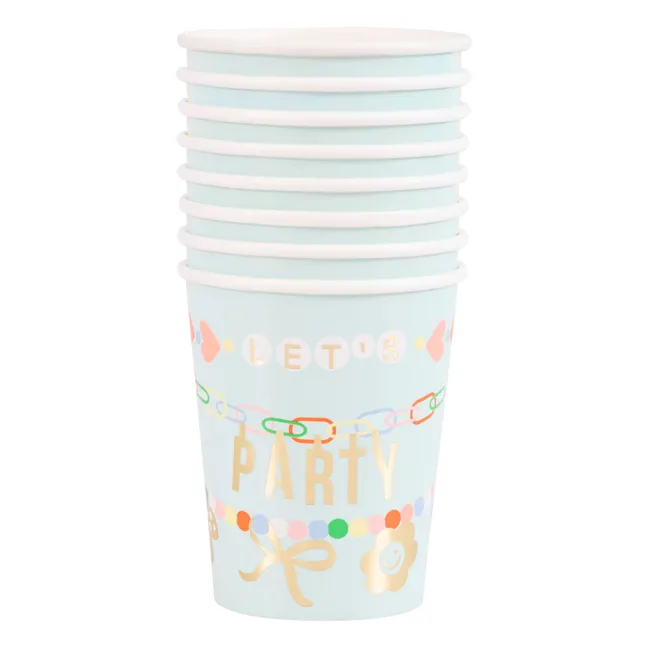 Vasos Charm Party - Lote de 8