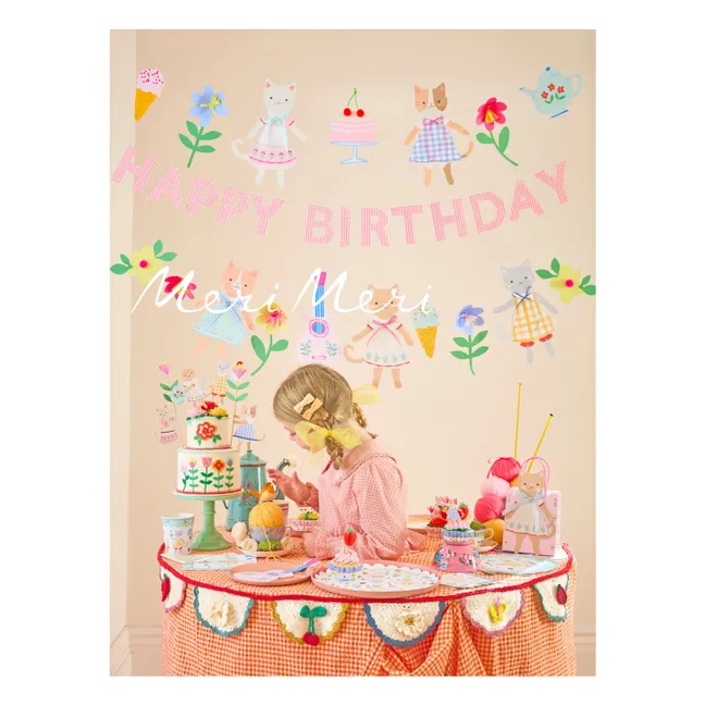 Kitten Club birthday candles - Set of 4