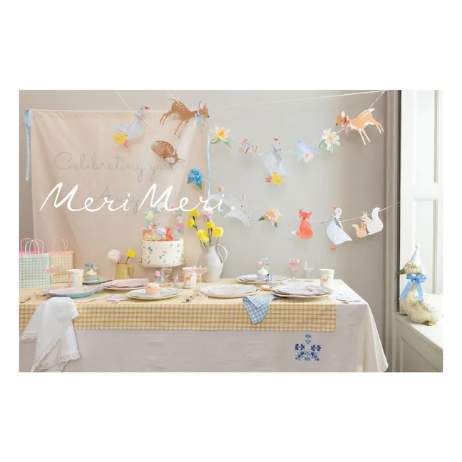 Assiettes de Pâques - Set de 8 | Ecru