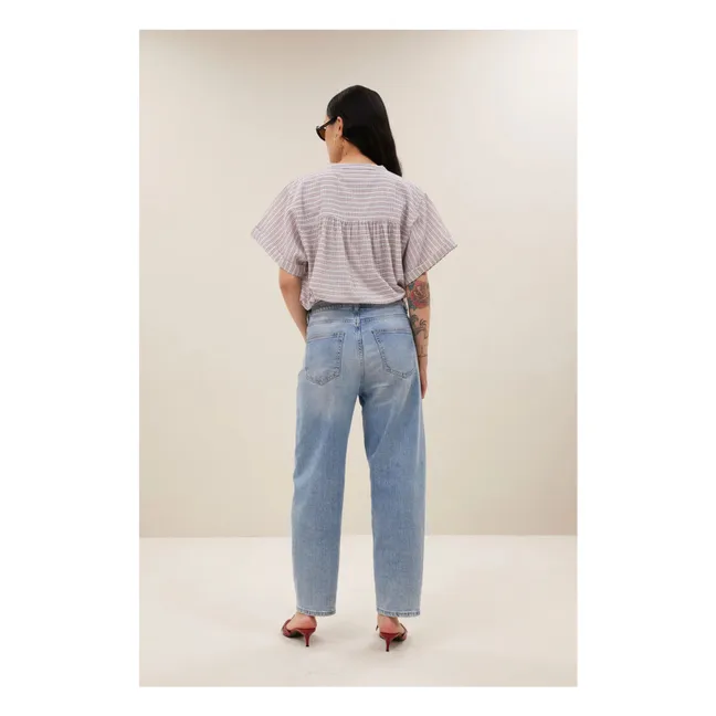 Alex organic cotton blouse | Cream