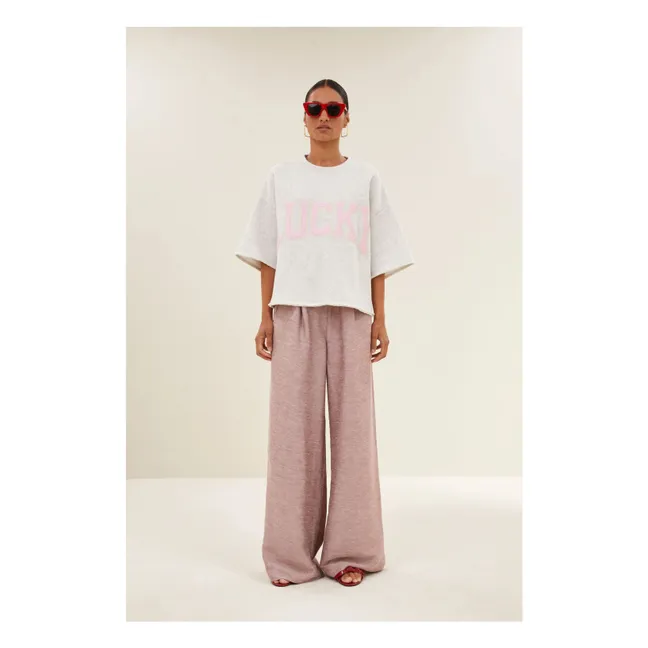 Sudadera de algodón Willow Lucky | Gris