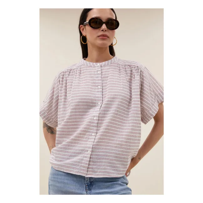 Alex organic cotton blouse | Cream