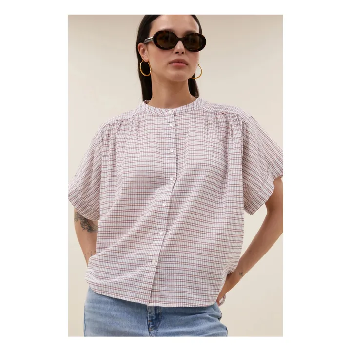 Blusa Alex de algodón orgánico | Crema- Imagen del producto n°2