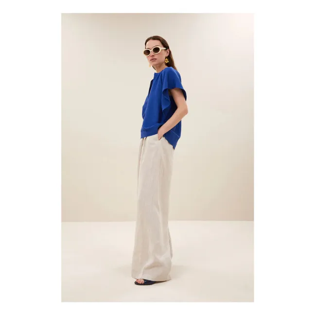 Blouse Vina Gloss | Bleu roi
