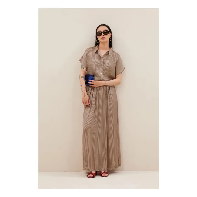 Chemise Karly Rayures | Rouge