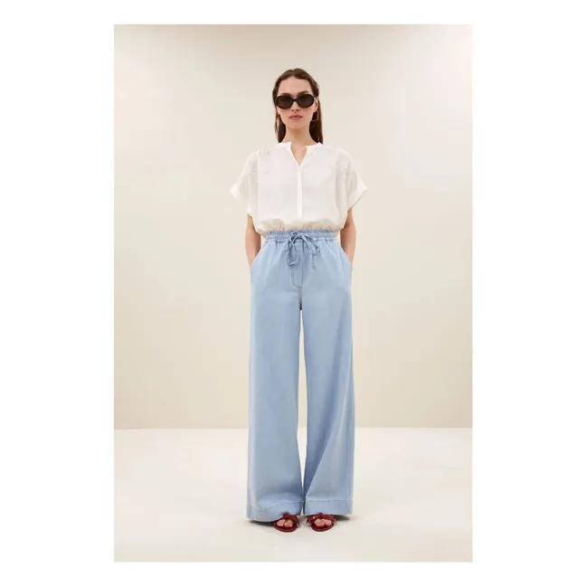 Blouse Ally Coton Bio | Blanc