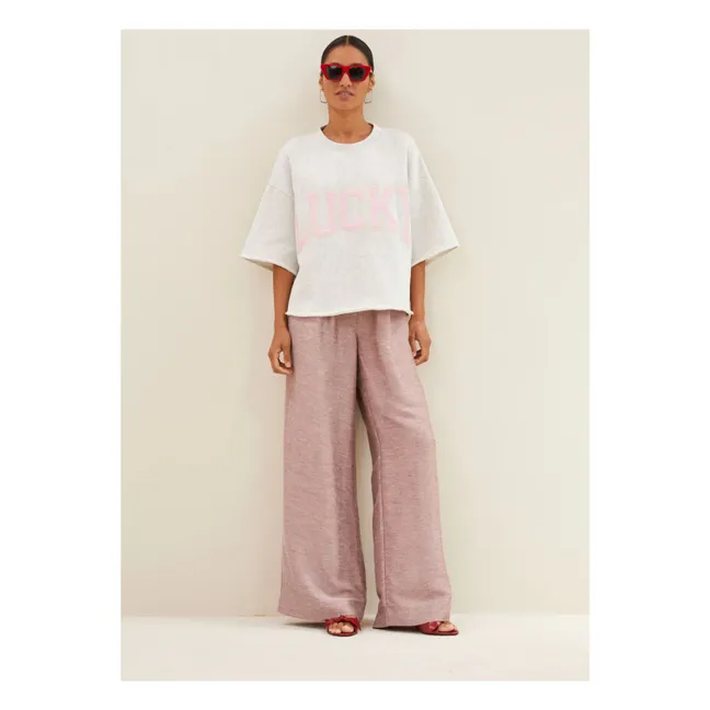 Sudadera de algodón Willow Lucky | Gris