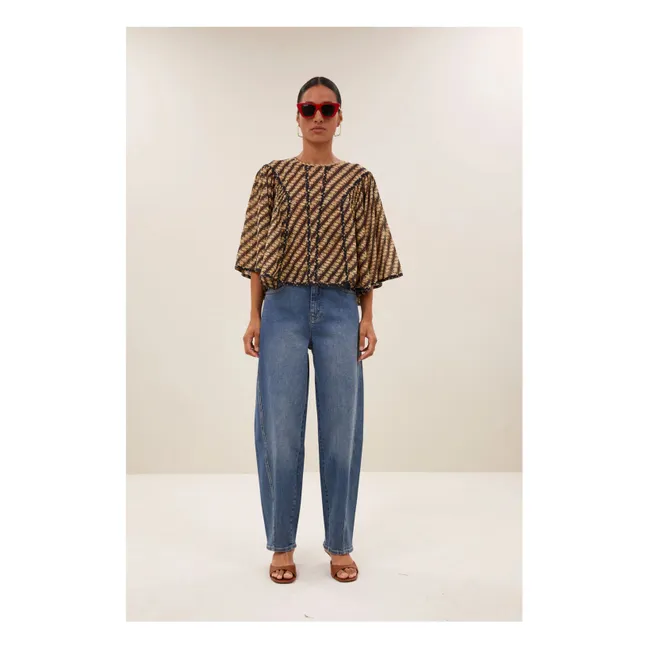 Pantalon Mid Begum | Bleu jean