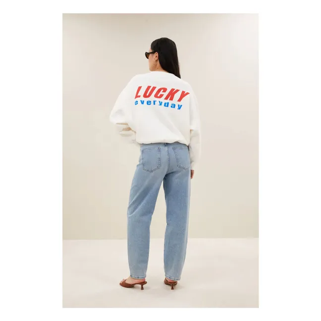 Sweat Bibi Lucky Everyday Coton | Blanc