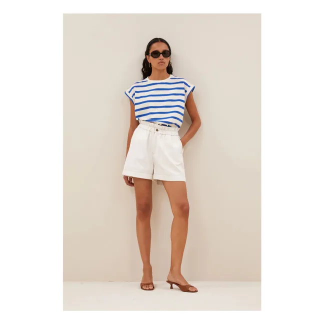 Short Leon Coton | Blanc