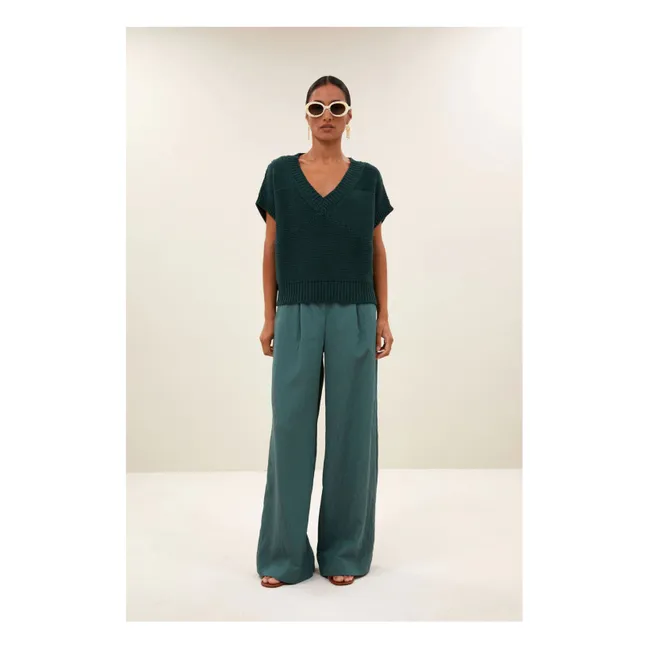 Pantalon Rayures Celin | Vert