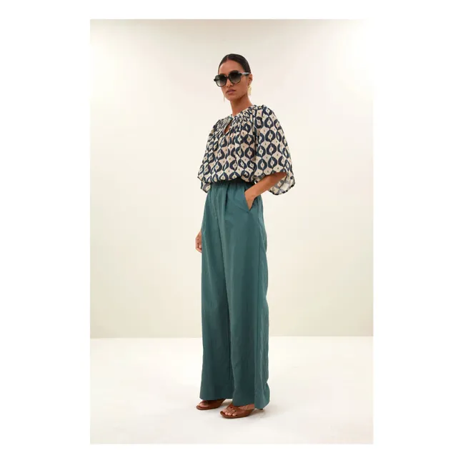 Pantalon Rayures Celin | Vert