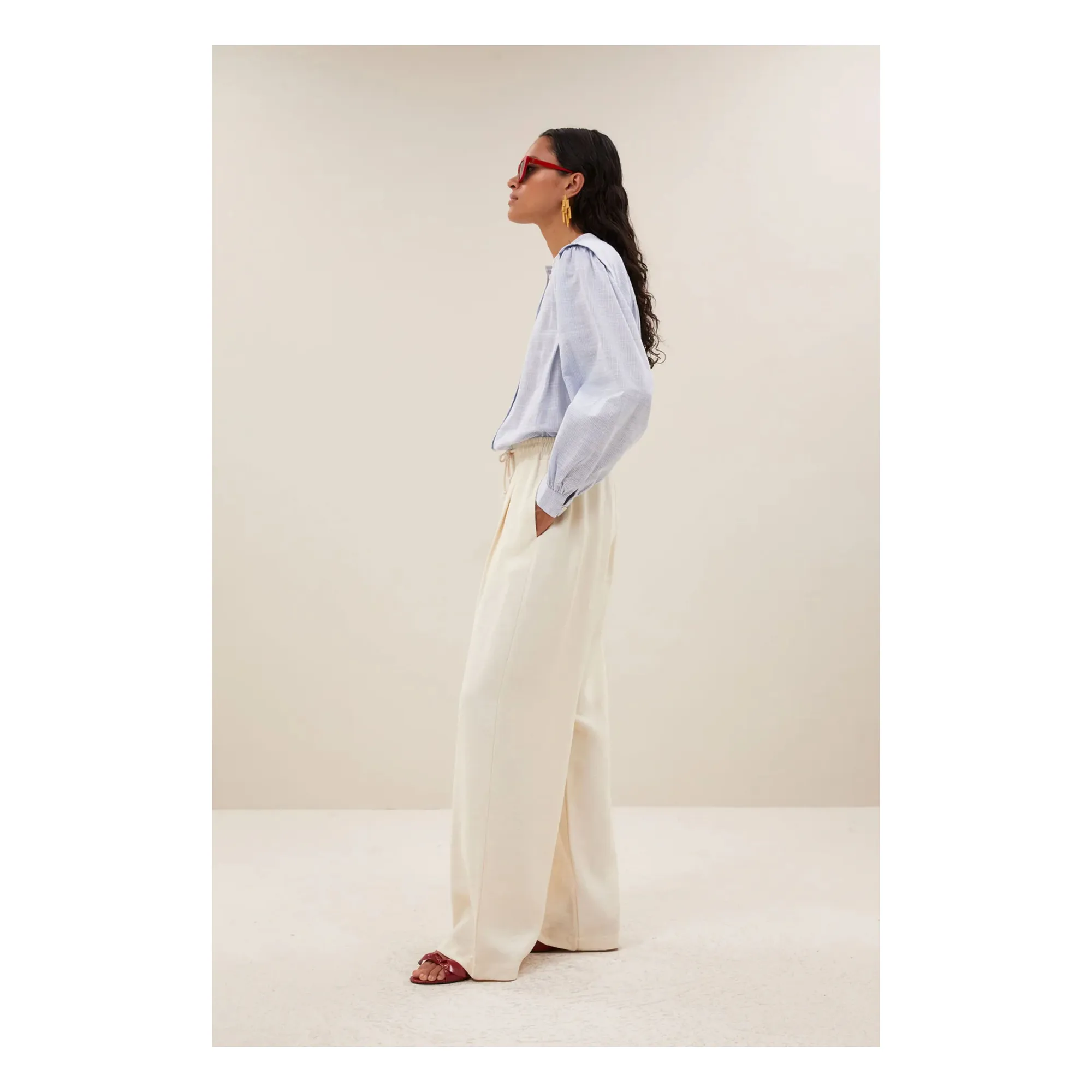Pantalon Jaxx | Crème- Image produit n°2