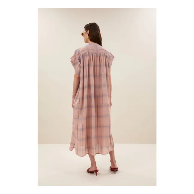 Vestido Bodin de algodón orgánico | Rosa Pálido